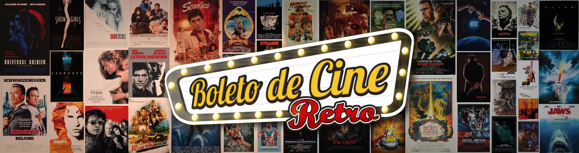 Boleto de Cine Retro